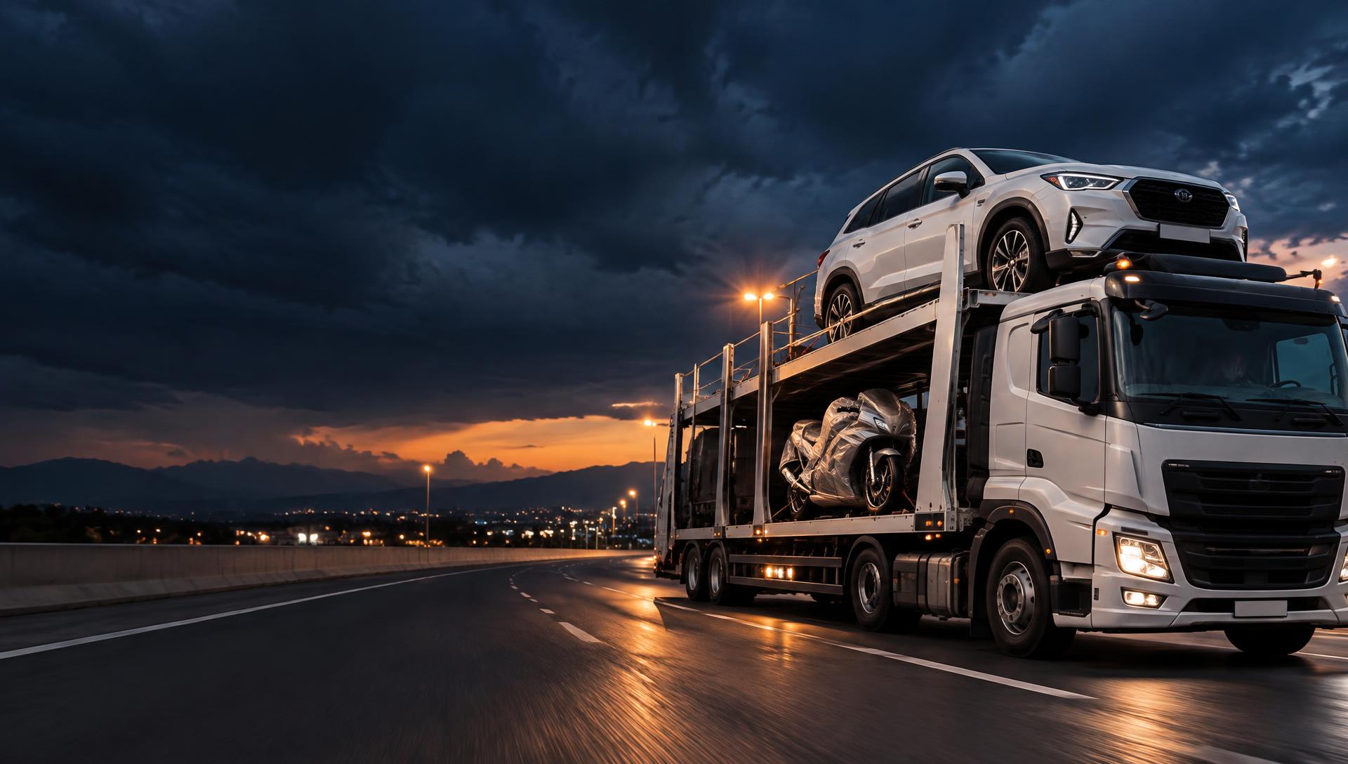 Armada MotoCargo Express membawa mobil dan motor